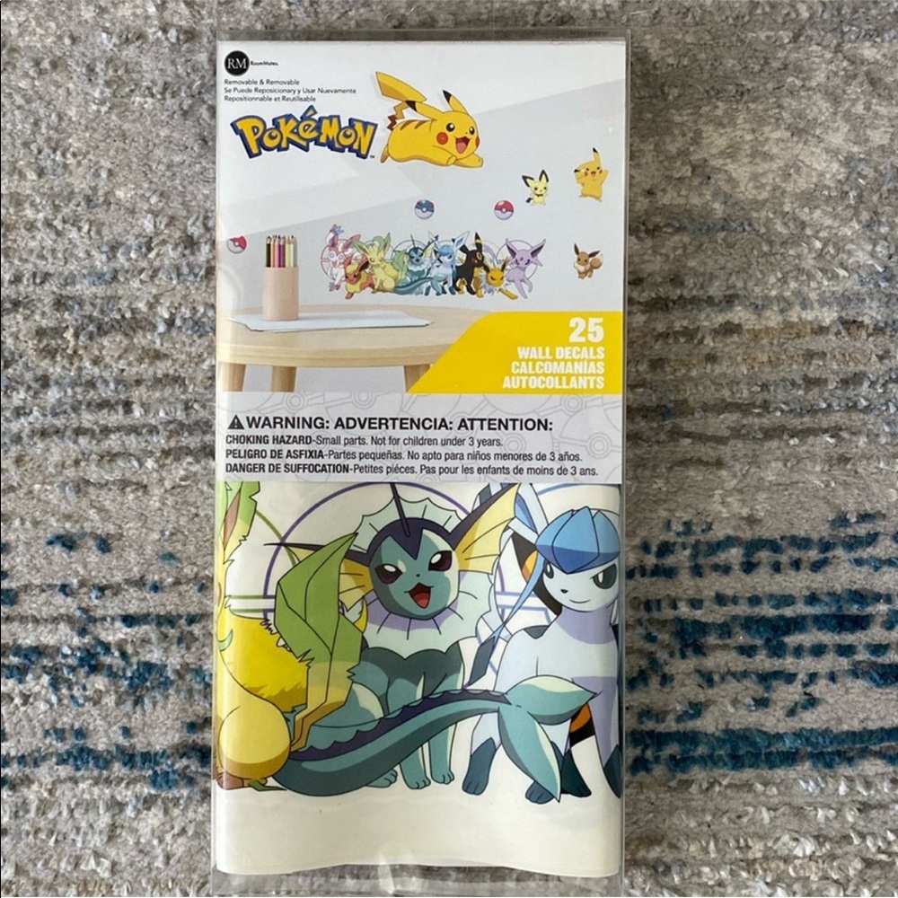 Eevee Evolutions Wall Decals